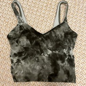 Lululemon Green Tye Dye Align Tank Size 0